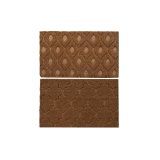 Drmtte DKD Home Decor Brun Gummi Kokos (75 x 45 x 2,3 cm) (2 enheder) #1