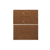 Drmtte DKD Home Decor Brun Gummi Kokos (75 x 45 x 2,3 cm) (2 enheder) #1