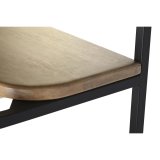 Hylder DKD Home Decor Sort Natur Metal Mangotr 150 x 40 x 181 cm #3