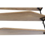 Hylder DKD Home Decor Sort Natur Metal Mangotr 150 x 40 x 181 cm #2