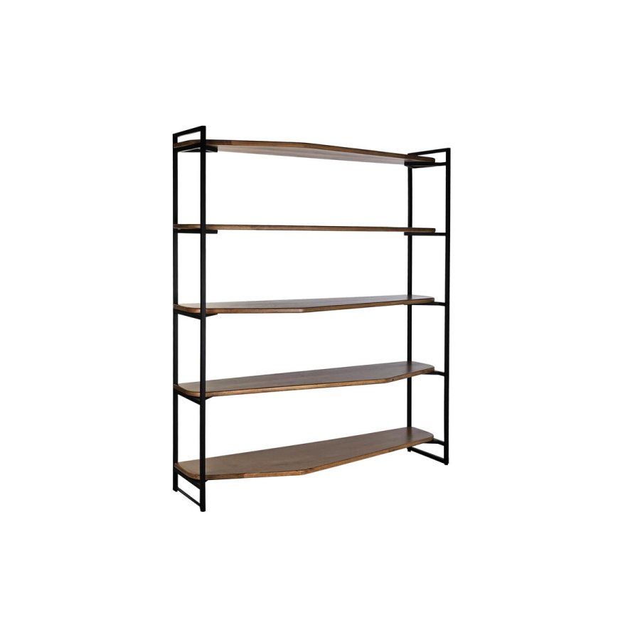 Hylder DKD Home Decor Sort Natur Metal Mangotr 150 x 40 x 181 cm #1