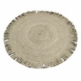 Tppe DKD Home Decor Natur Jute (200 x 200 x 1,5 cm) #1
