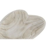 Snack bakke DKD Home Decor Lys brun Natur Hjerte Tropisk 35 x 24 x 4 cm #4