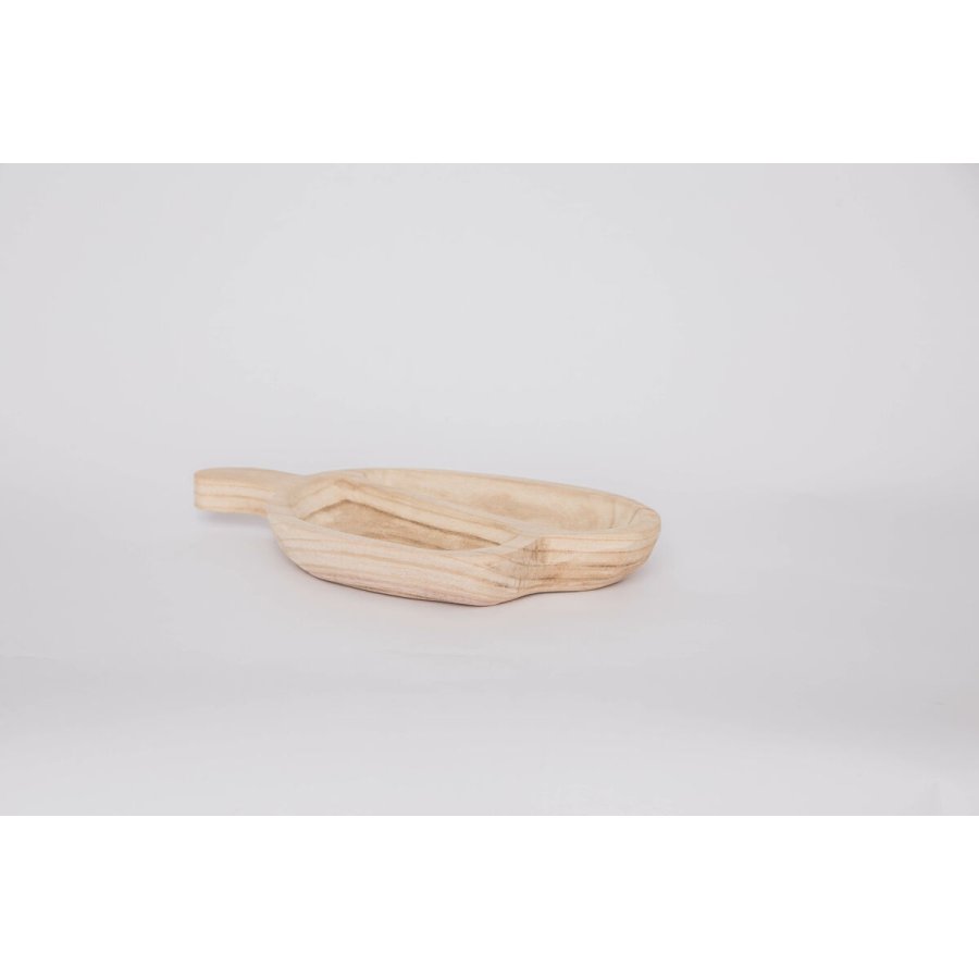 Snack bakke DKD Home Decor Lys brun Natur Tropisk 38 x 21 x 5 cm 30 x 21 x 5 cm #7