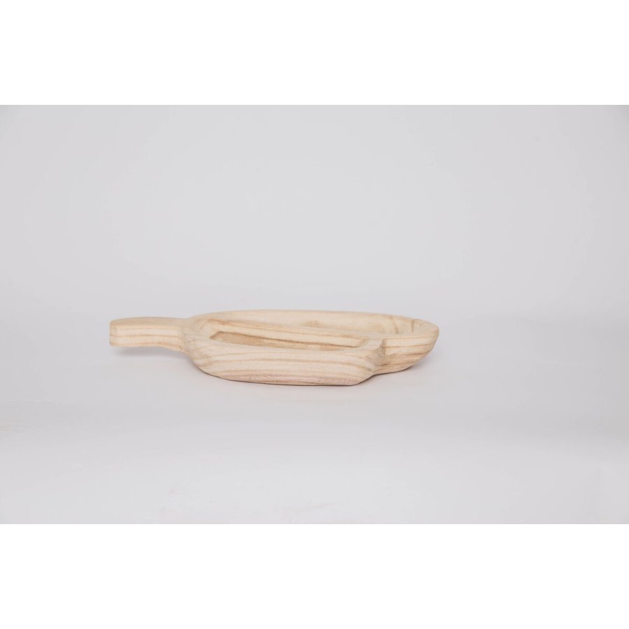 Snack bakke DKD Home Decor Lys brun Natur Tropisk 38 x 21 x 5 cm 30 x 21 x 5 cm #10