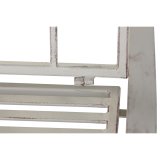 Vrtni stol DKD Home Decor Hvid Metal 63,5 x 52 x 98 cm #4