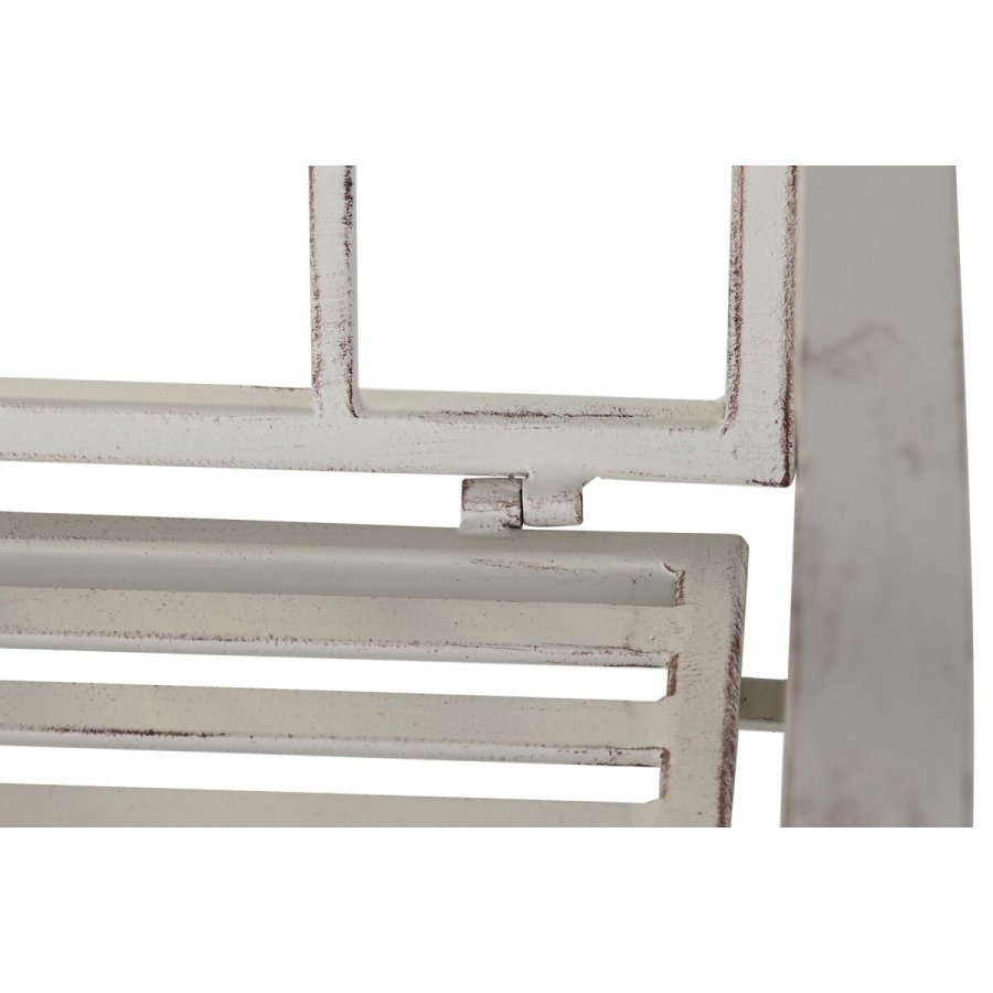 Vrtni stol DKD Home Decor Hvid Metal 63,5 x 52 x 98 cm #4