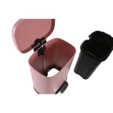 Papirkurv med pedal DKD Home Decor Fersken Metal polypropylen Basis 5 L #9