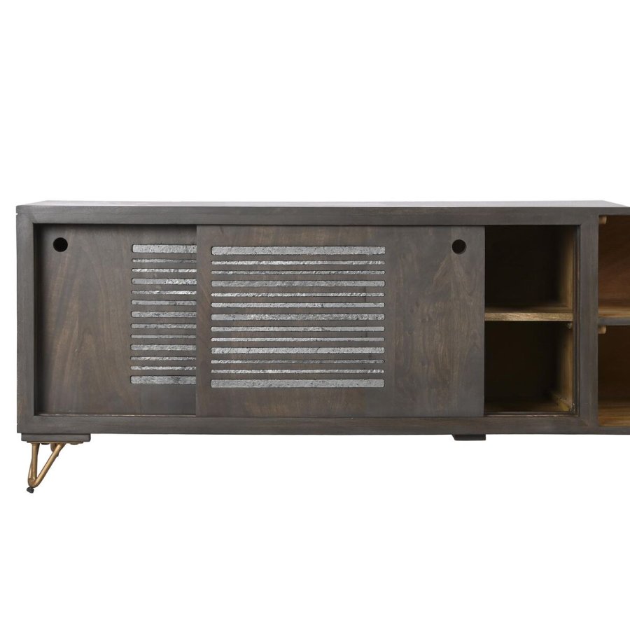 mbler DKD Home Decor Metal Brun Mangotr 160 x 40 x 50 cm #3