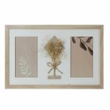 Fotoramme DKD Home Decor 39 x 1,2 x 22 cm Krystal Natur Hvid Shabby Chic #1