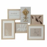 Fotoramme DKD Home Decor 54 x 2,4 x 36,7 cm Krystal Natur Shabby Chic #1