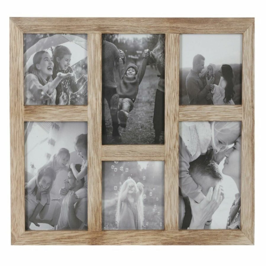 Fotoramme DKD Home Decor 35 x 1,2 x 29 cm Krystal Natur Moutain Tr MDF #1