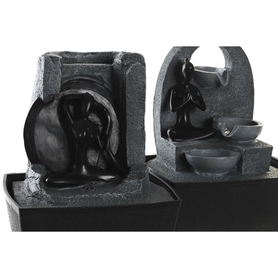 Fontana DKD Home Decor 20 x 15 x 24 cm Harpiks Indianer mand (2 enheder) #2