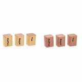 Boks DKD Home Decor Metal Terrakotta Gul Bambus Vintage (10 x 10 x 14,5 cm) (6 enheder) #1