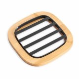 Dkkeserviet DKD Home Decor 17 x 17 x 1 cm Natur Sort Stl #1