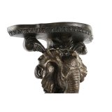 Hylder DKD Home Decor Elefant Gylden Harpiks (36,5 x 16,5 x 36 cm) #2