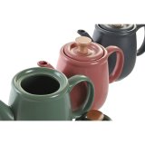 Tekande DKD Home Decor Grn Pink Natur Mrkegr Gummitr Stentj 1 L (3 enheder) #4