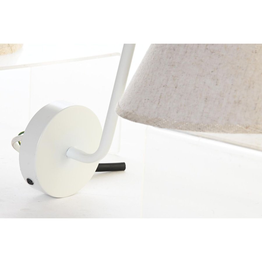 Vglampe DKD Home Decor Gylden Metal Hr Hvid 50 W Moderne (22 x 32 x 37 cm) (2 enheder) #2