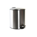Papirkurv med pedal DKD Home Decor Slvfarvet Rustfrit stl polypropylen Basis 5 L #1