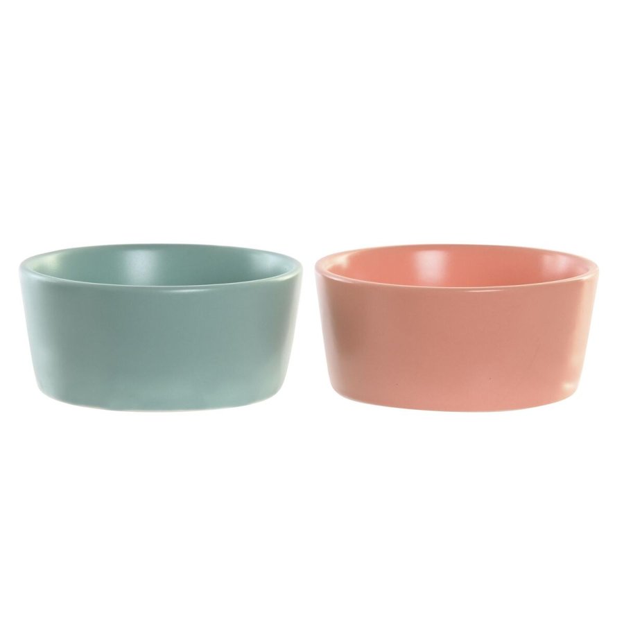 St til appetizere DKD Home Decor 20 x 10,5 x 14 cm Porceln Multifarvet 3 Dele #4