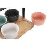 St til appetizere DKD Home Decor 20 x 20 x 14 cm Porceln Multifarvet #13