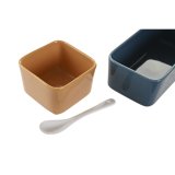 St til appetizere DKD Home Decor Porceln Multifarvet Bambus 5 Dele (27 x 26 x 8 cm) #7