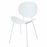 Taburet DKD Home Decor Sort Metal Hvid polypropylen (52,5 x 49 x 104 cm) #17