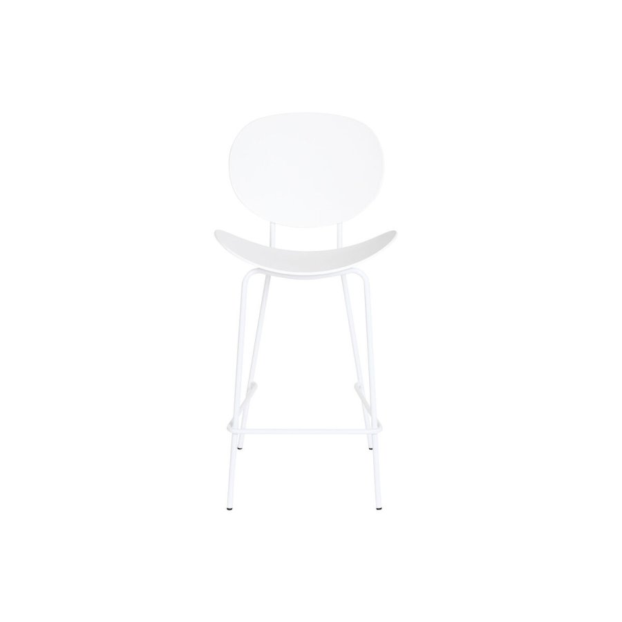 Taburet DKD Home Decor Sort Metal Hvid polypropylen (52,5 x 49 x 104 cm) #9