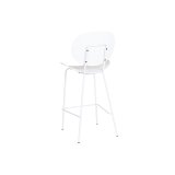 Taburet DKD Home Decor Sort Metal Hvid polypropylen (52,5 x 49 x 104 cm) #5