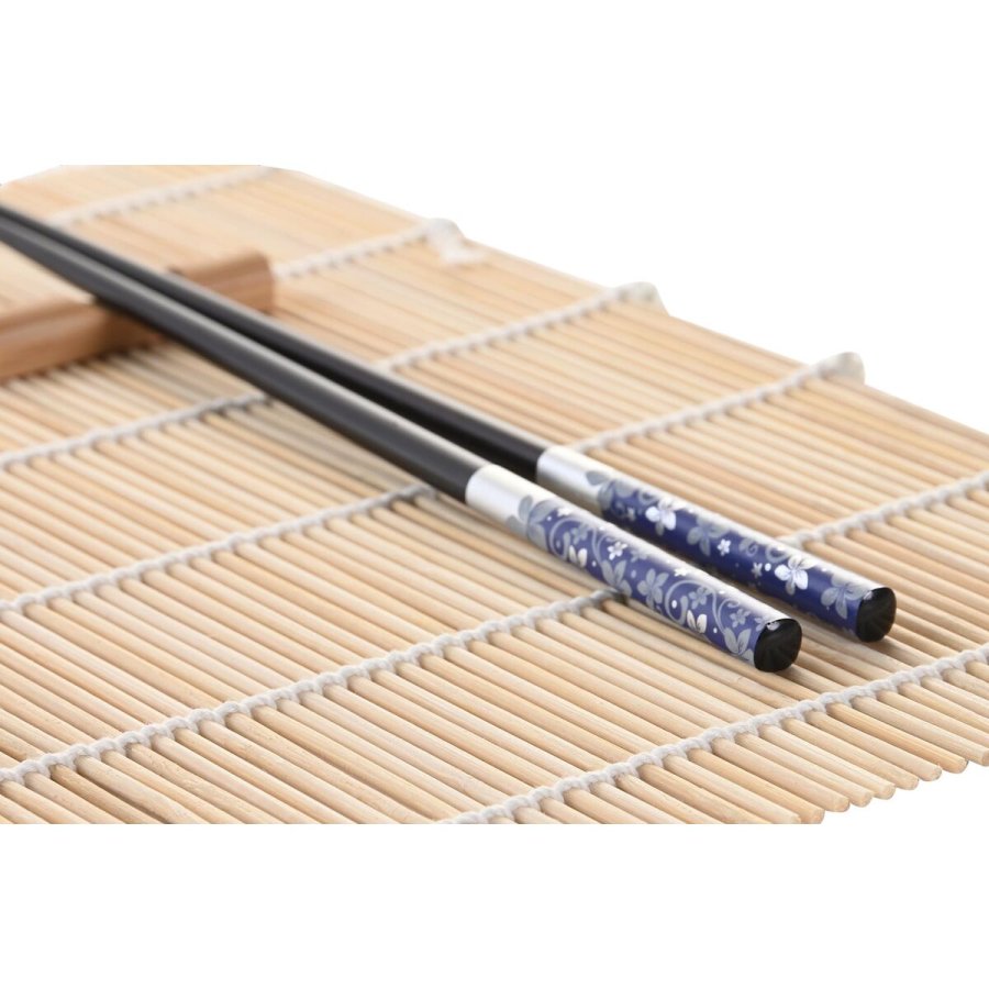 Sushi-st DKD Home Decor 14,5 x 14,5 x 31 cm Sort Bl Stentj Orientalsk (16 Dele) #7
