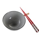 Sushi-st DKD Home Decor 30 x 21 x 7 cm Sort Stentj Orientalsk (6 Dele) #4