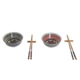 Sushi-st DKD Home Decor 30 x 21 x 7 cm Multifarvet Mandala Stentj Orientalsk (6 Dele) #1
