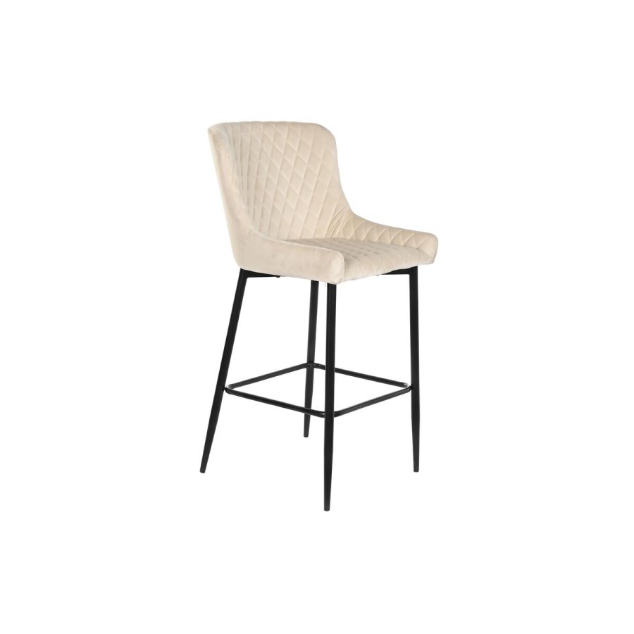Taburet DKD Home Decor Sort Beige Metal 58,5 x 48,5 x 96,5 cm 48 x 55 x 100 cm 48 x 55 x 96,5 cm #1