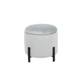 Fodsttte DKD Home Decor Gr Metal Polyester (42 x 42 x 42 cm) #1