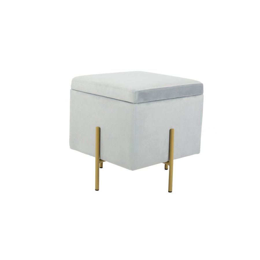 Fodsttte DKD Home Decor Gr Metal Polyester (45 x 45 x 45 cm) #1