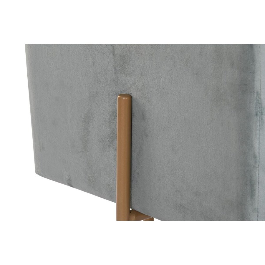 Fodsttte DKD Home Decor Metal Turkisbl Polyester (45 x 45 x 45 cm) #3