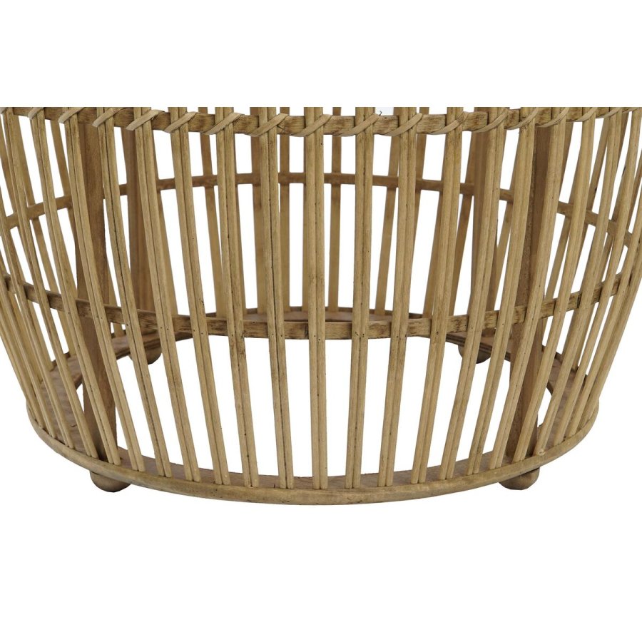 St med 2 borde DKD Home Decor Lys brun 70 x 70 x 50 cm #2