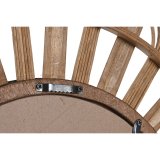 Vgspejl DKD Home Decor Brun Sort Natur Kolonistil 60 x 2 x 60 cm #5