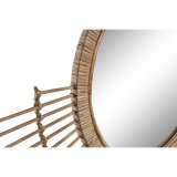 Vgspejl DKD Home Decor Brun Natur Urban 68 x 2 x 68 cm #9