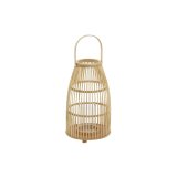 Lyseholder DKD Home Decor Krystal Bambus (25 x 25 x 56 cm) #1