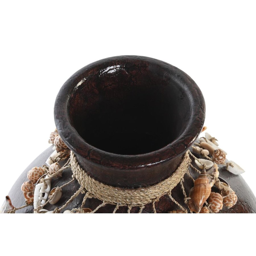 Vase DKD Home Decor Multifarvet Bambus Muslinger 30 x 30 x 32 cm (2 enheder) #2