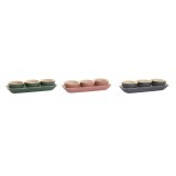 St til appetizere DKD Home Decor Bambus 32 x 12,7 x 3,5 cm (3 enheder) #1