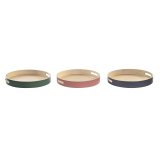 Bakke DKD Home Decor 38 x 38 x 5,5 cm (3 Dele) #1