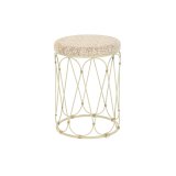Sofabord DKD Home Decor Natur Metal Fldefarvet Spanskrr (35 x 35 x 49 cm) #1