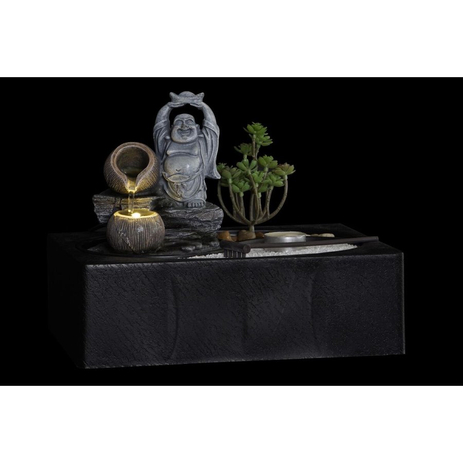 Fontana DKD Home Decor Buddha Harpiks Orientalsk 29 x 21 x 23 cm (2 enheder) #2