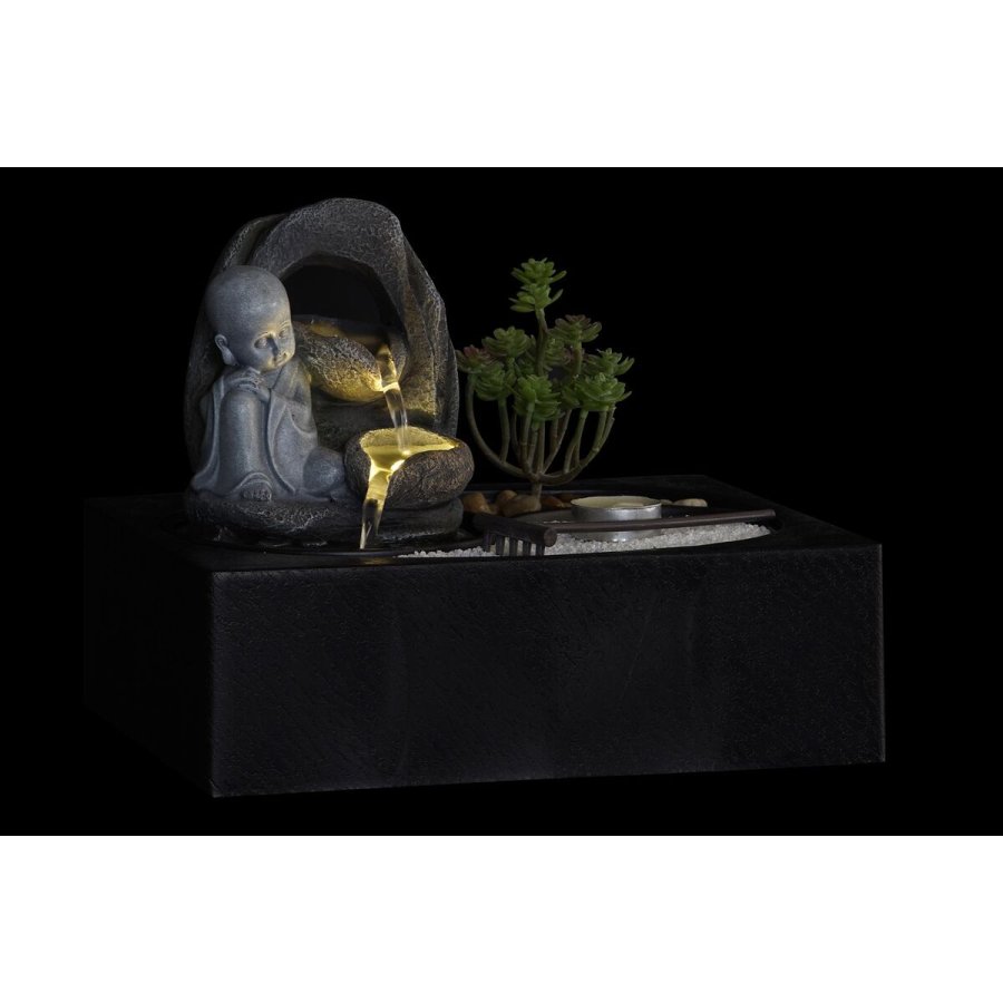 Fontana DKD Home Decor Buddha Harpiks Orientalsk 29 x 21 x 23 cm (2 enheder) #2