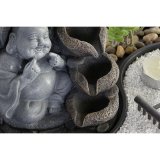 Fontana DKD Home Decor Buddha Harpiks Orientalsk 29 x 21 x 23 cm (2 enheder) #3