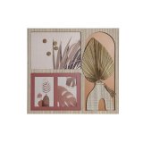 Fotoramme DKD Home Decor 43 x 1,2 x 40 cm Natur Multifarvet Tr MDF Boho #1