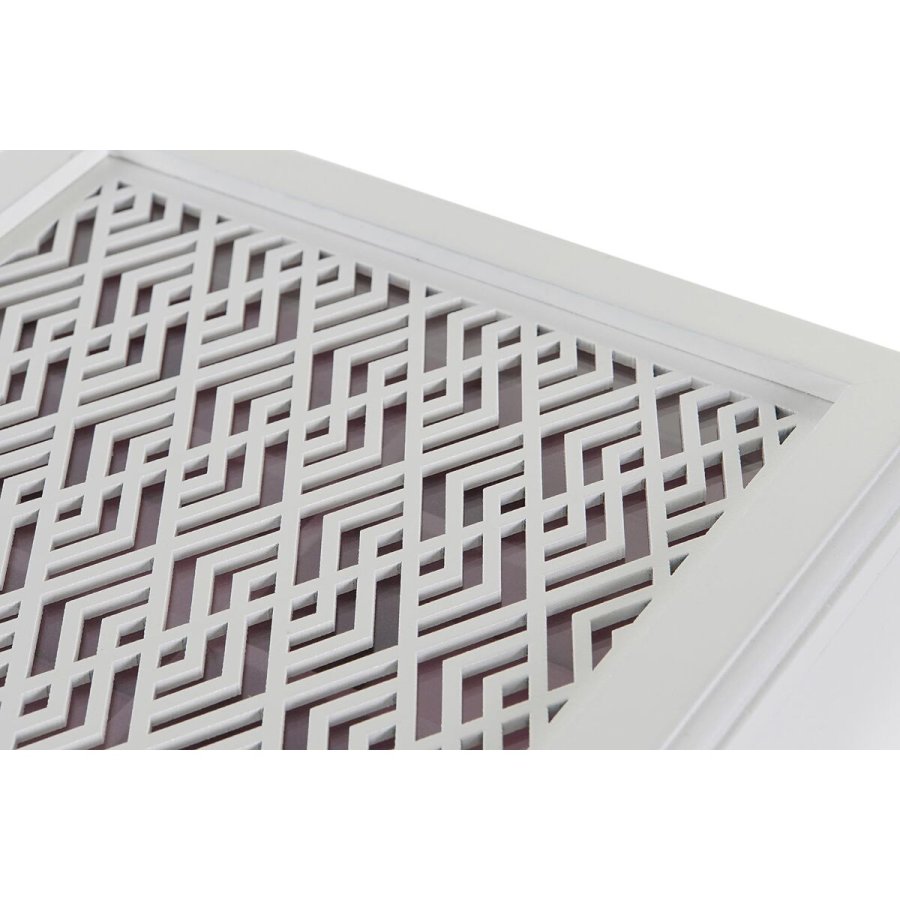 ske til ure DKD Home Decor Hvid Lyserd Krystal Tr MDF 29 x 20 x 9 cm (12 enheder) #2