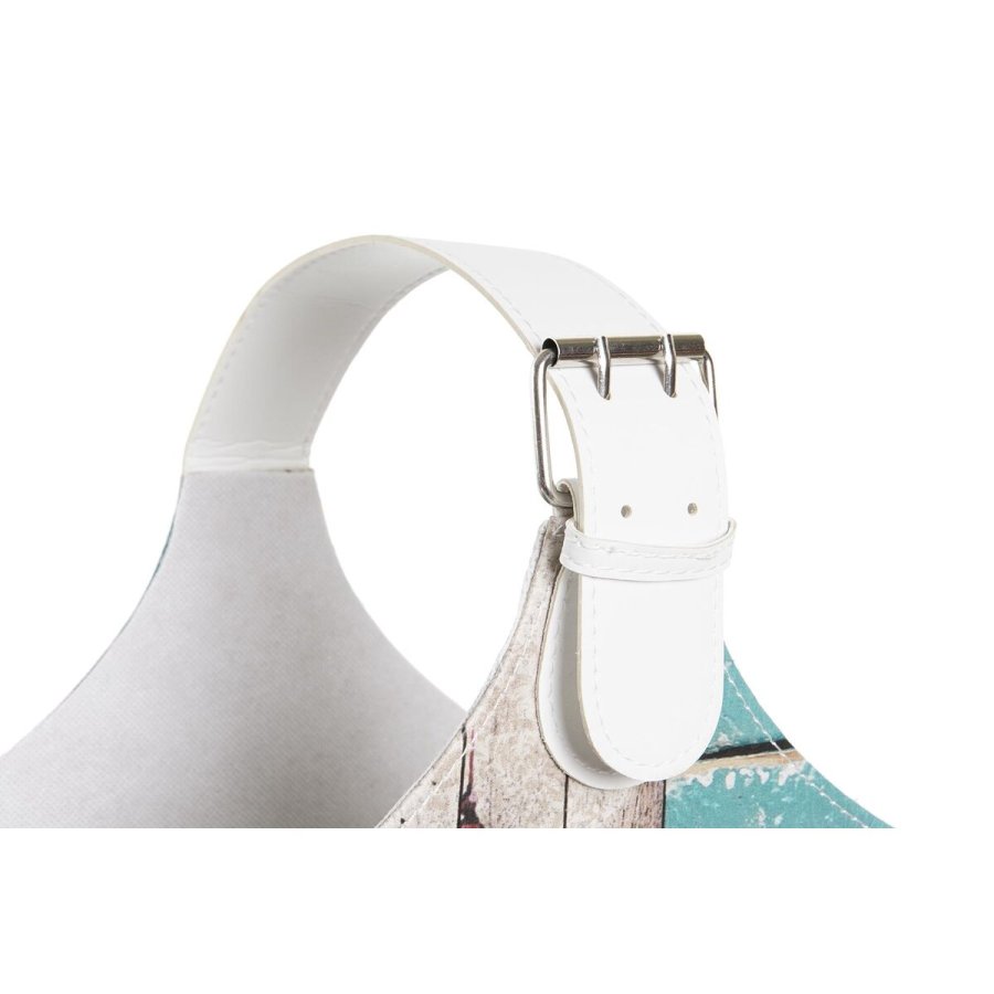 Tidsskriftholder DKD Home Decor 40 x 18 x 41 cm Multifarvet Pap Middelhavet (2 enheder) #3